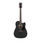 Ibanez AW247CE Acoustic Guitar in Weathered Black Open Pore