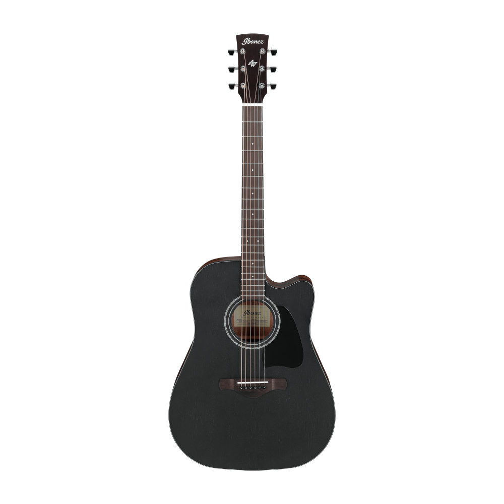 Ibanez AW247CE Acoustic Guitar in Weathered Black Open Pore