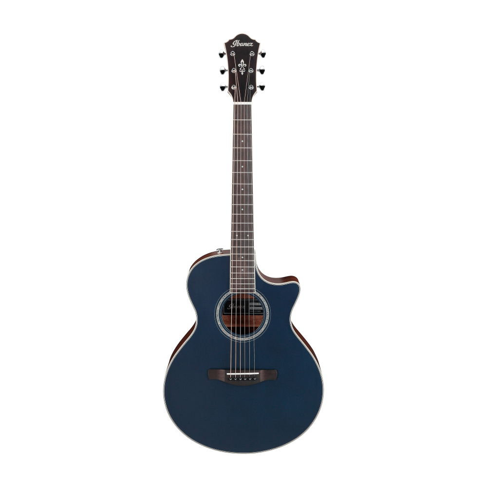 Ibanez AE200JR Acoustic Guitar in Dark Tide Blue Flat