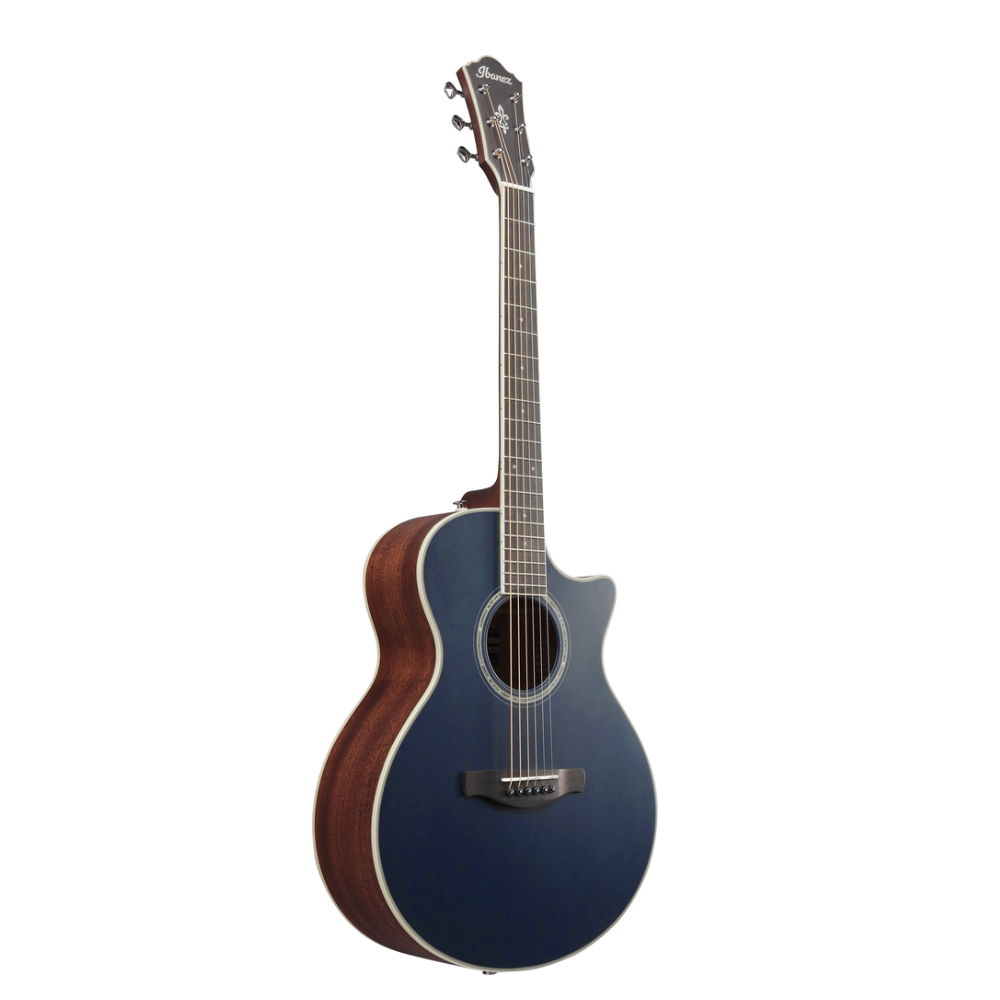 Ibanez AE200JR Acoustic Guitar in Dark Tide Blue Flat