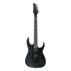 Ibanez GRGR330EX electric guitar in black flat finish with double-cut body, six strings, and modern hardware.
