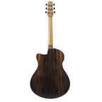 Ibanez AAM70CE Acoustic Guitar in Transparent Charcoal Burst Low Gloss