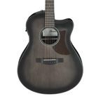Ibanez AAM70CE Acoustic Guitar in Transparent Charcoal Burst Low Gloss