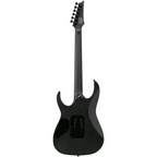 Ibanez RGRB620 black flat electric guitar with sleek body, six strings, and modern hardware, showcasing its stylish design.