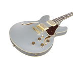 Ibanez AS73G Electric Guitar - Moonstone Silver Flat