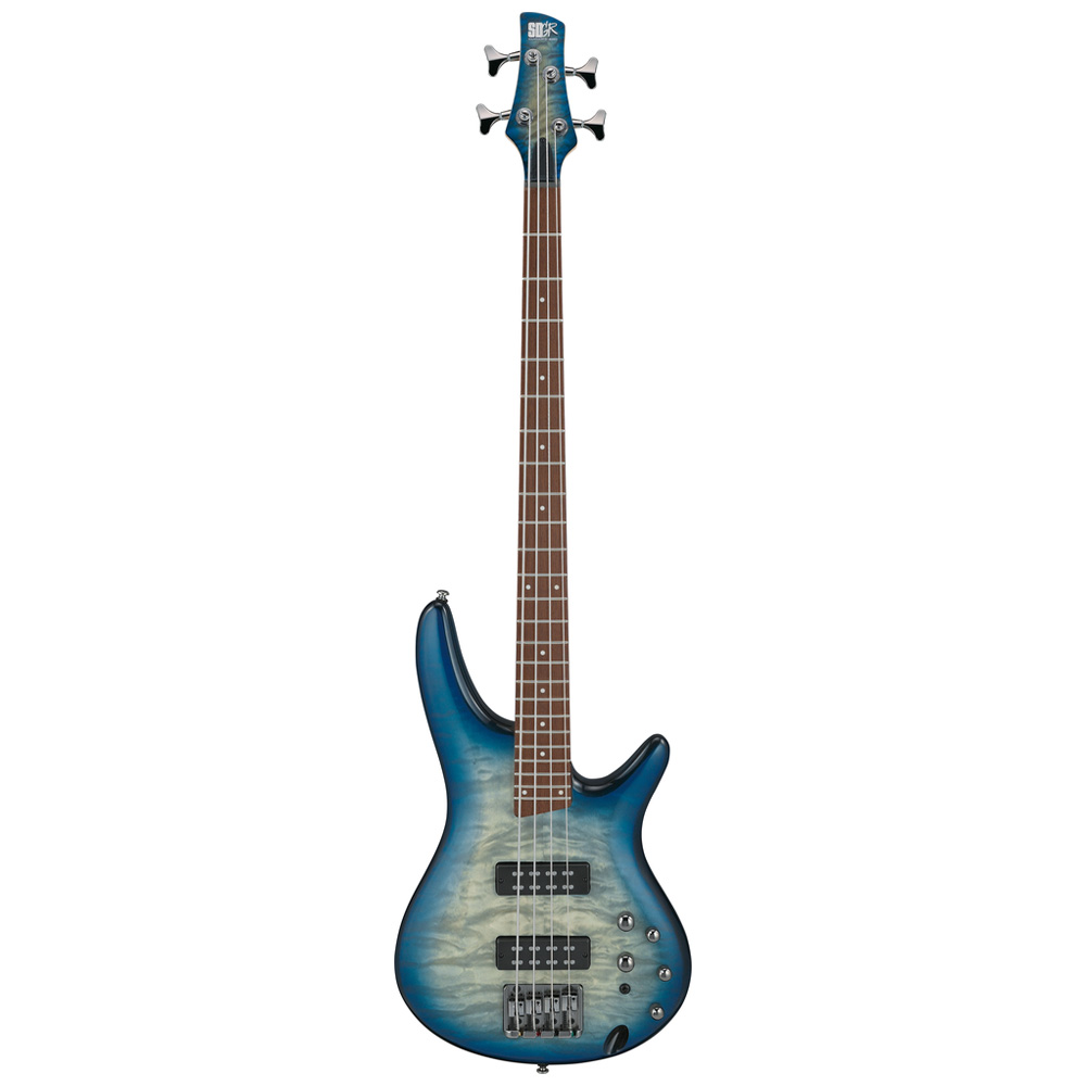 Ibanez SR400EQM Electric Bass - Stained Cosmic Blue Starburst
