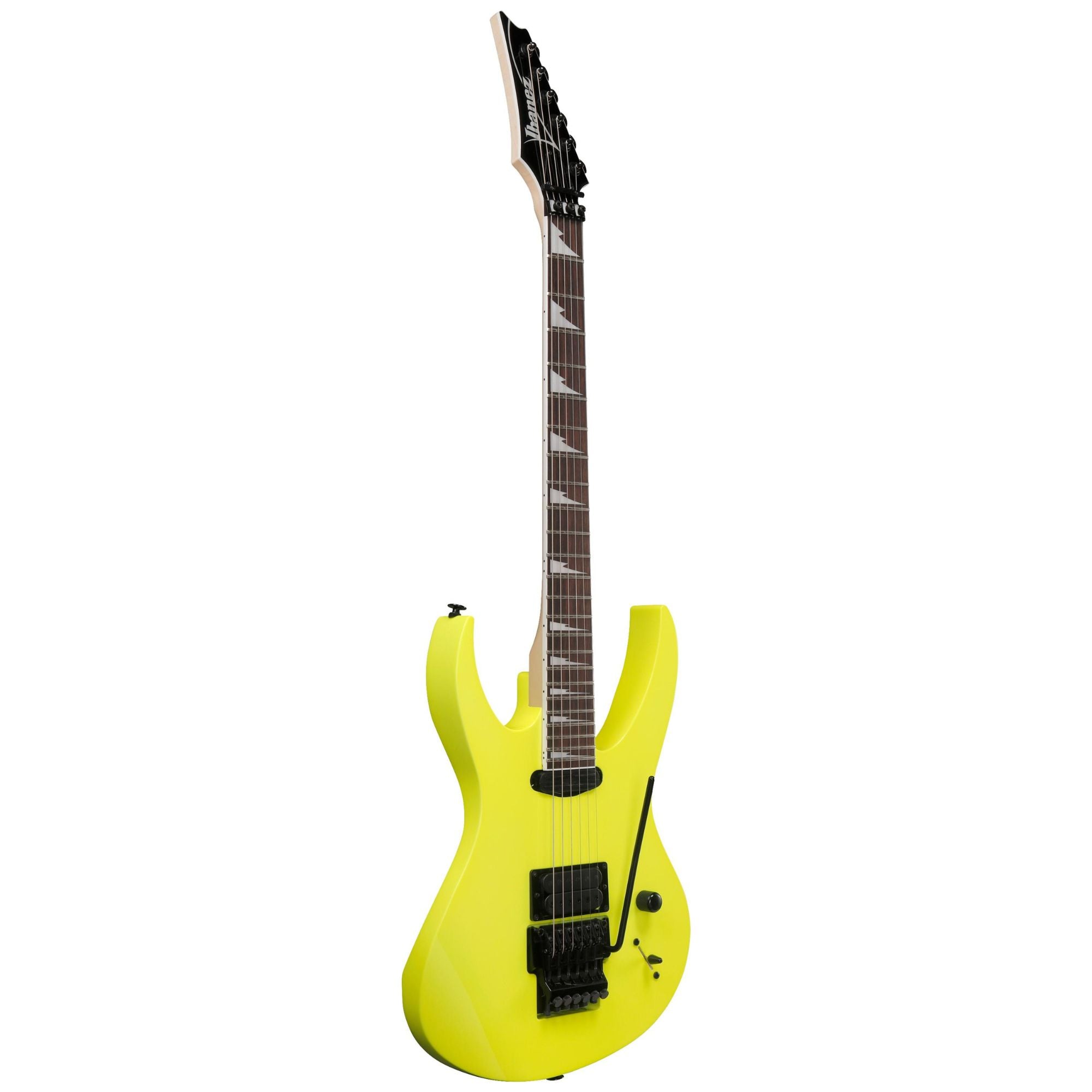 Ibanez 540PIII Genesis electric guitar in desert yellow with sleek body, six strings, and modern design.
