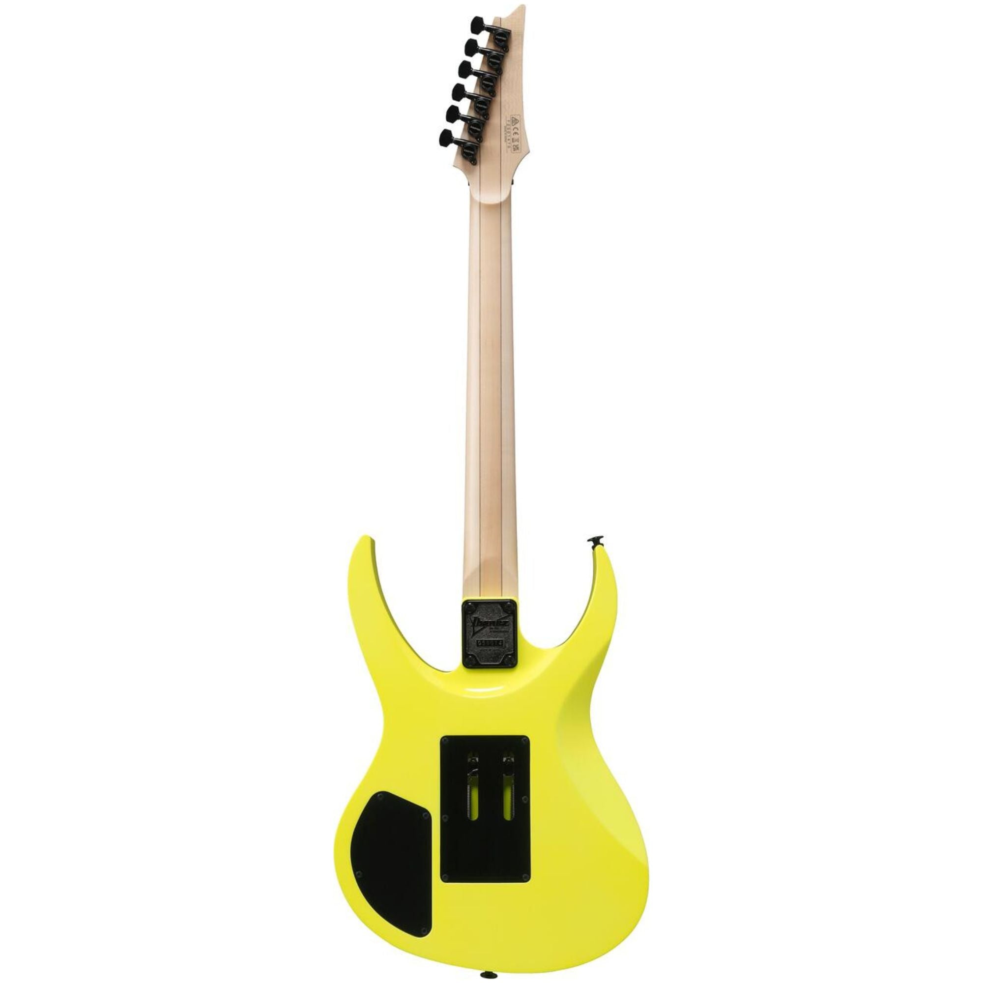 Ibanez 540PIII Genesis electric guitar in desert yellow with sleek body and six strings, showcasing its modern design and hardware.