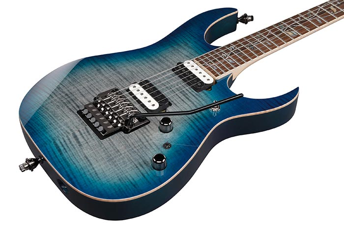 Ibanez RG8520 SDE J Ccustom Electric Guitar w/Case - Sodalite Blue