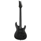 Ibanez S721RB black flat electric guitar with sleek body, six strings, and modern design, perfect for rock and metal music.