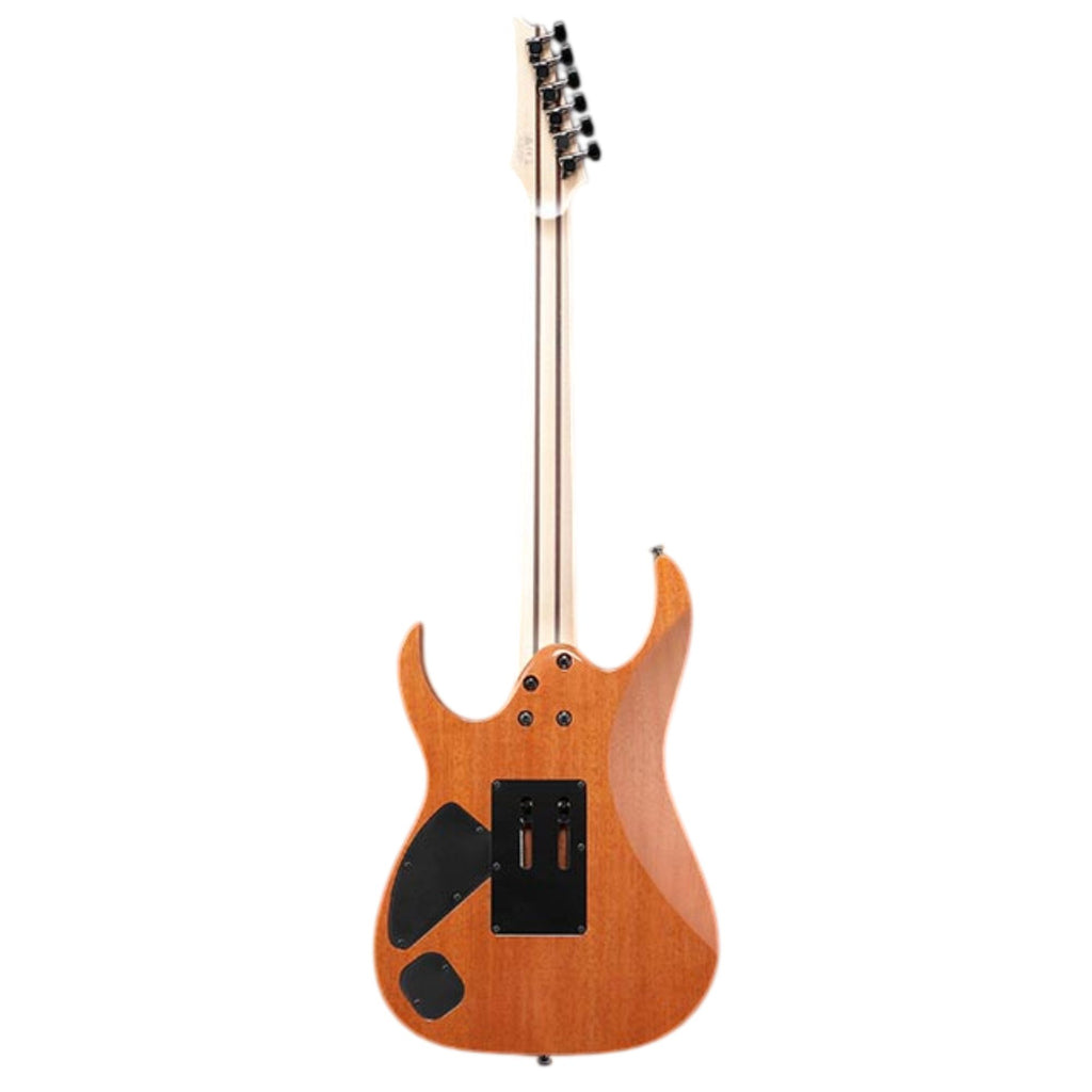 Ibanez RG5320R Cosmic Shadow electric guitar with sleek body, rosewood fretboard, and cosmic shadow finish, full view.