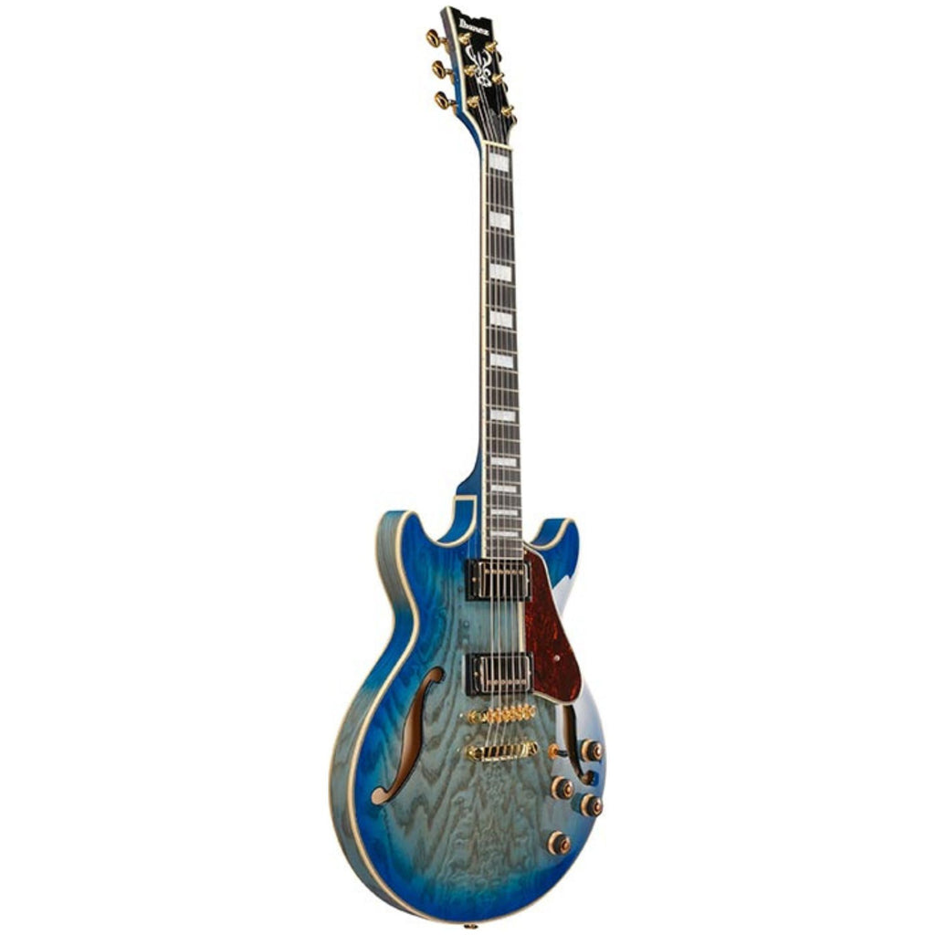 Ibanez AM93QA Jet Blue Burst Electric Guitar