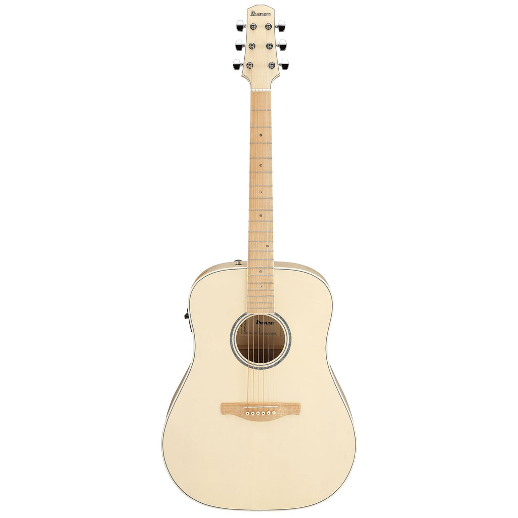 Ibanez AAD77M1E Open Pore Antique White Acoustic Guitar