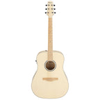 Ibanez AAD77M1E Open Pore Antique White Acoustic Guitar