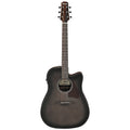 Ibanez AAD70CE Transparent Charcoal Burst Low Gloss top, Natural Open Pore back and sides Acoustic Guitar