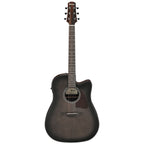 Ibanez AAD70CE Transparent Charcoal Burst Low Gloss top, Natural Open Pore back and sides Acoustic Guitar