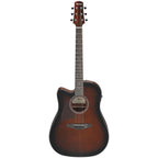 Ibanez AAD51LCE Dark Violin Sunburst High Gloss Acoustic Guitar