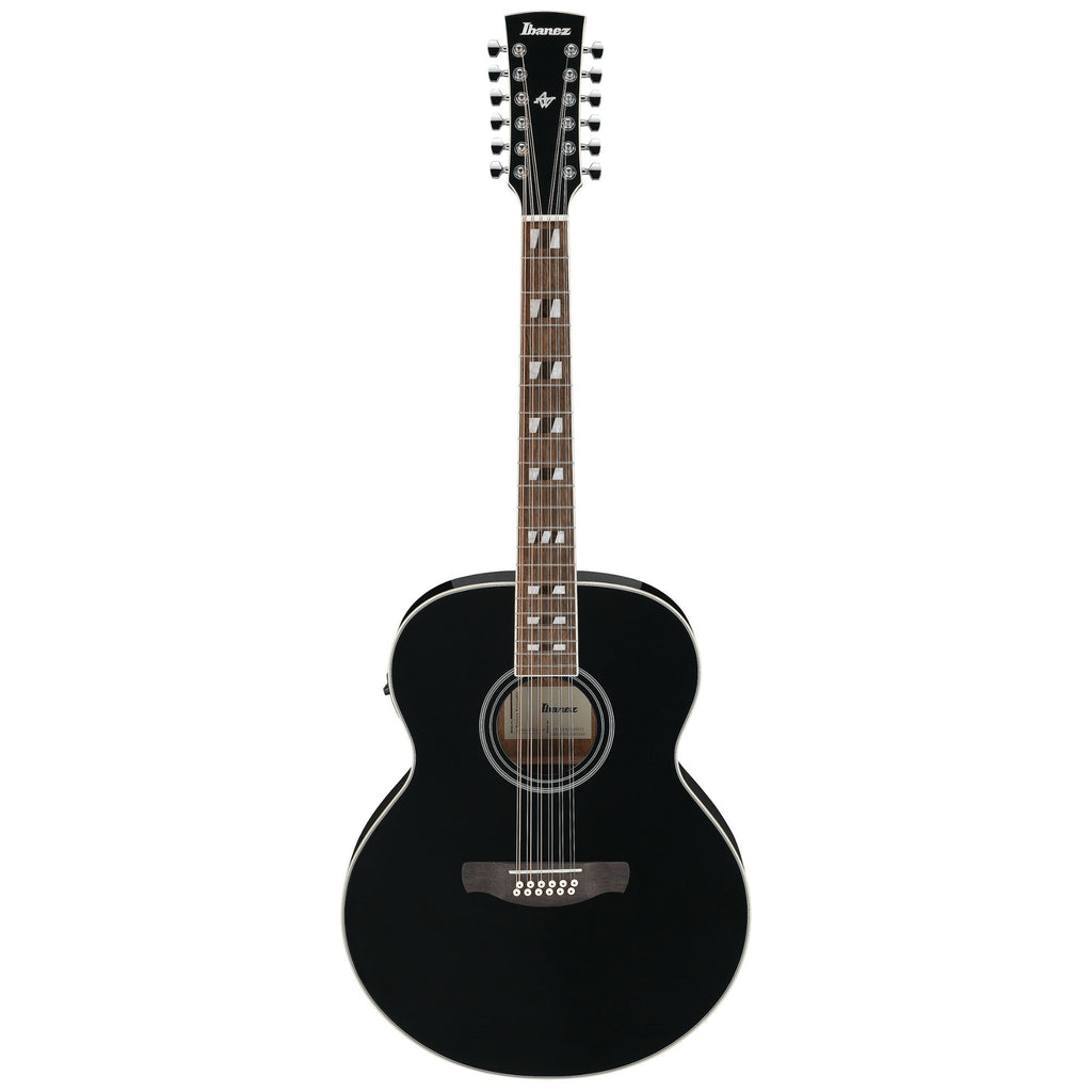 Ibanez AJ7012M1E Black High Gloss Acoustic Guitar