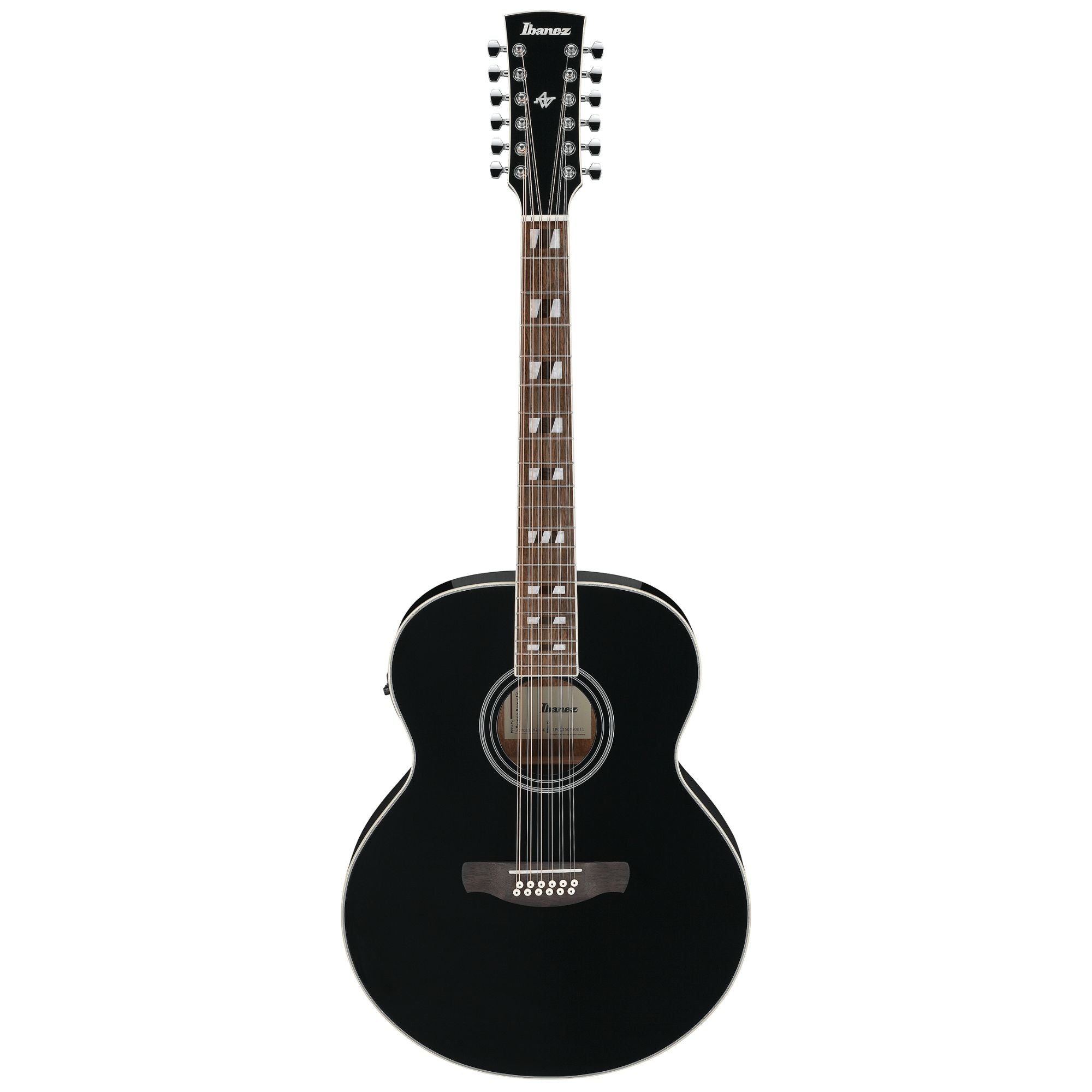 Ibanez AJ7012M1E Black High Gloss Acoustic Guitar