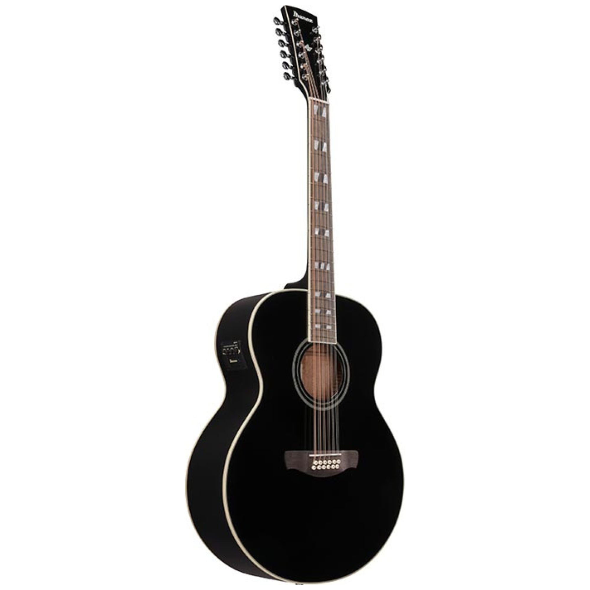 Ibanez AJ7012M1E Black High Gloss Acoustic Guitar