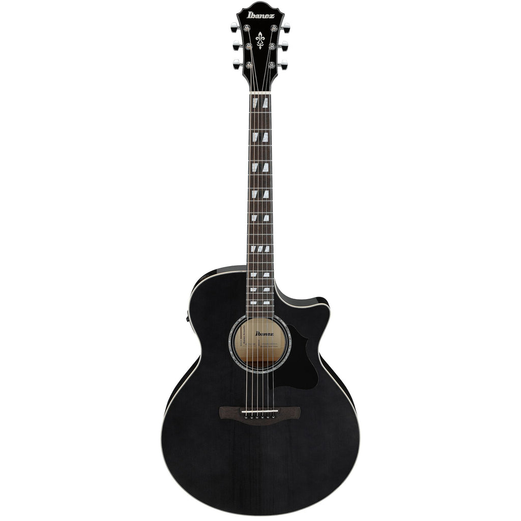 Ibanez AE170 Transparent Black High Gloss Acoustic Guitar