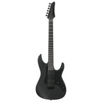 Ibanez AZ41B1 electric guitar in black flat finish, with sleek body, six strings, and modern hardware, suitable for professional musicians.