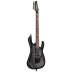 Ibanez RG8870CM J.Custom electric guitar in BTZ finish with case, showcasing sleek body, pickups, and detailed craftsmanship.