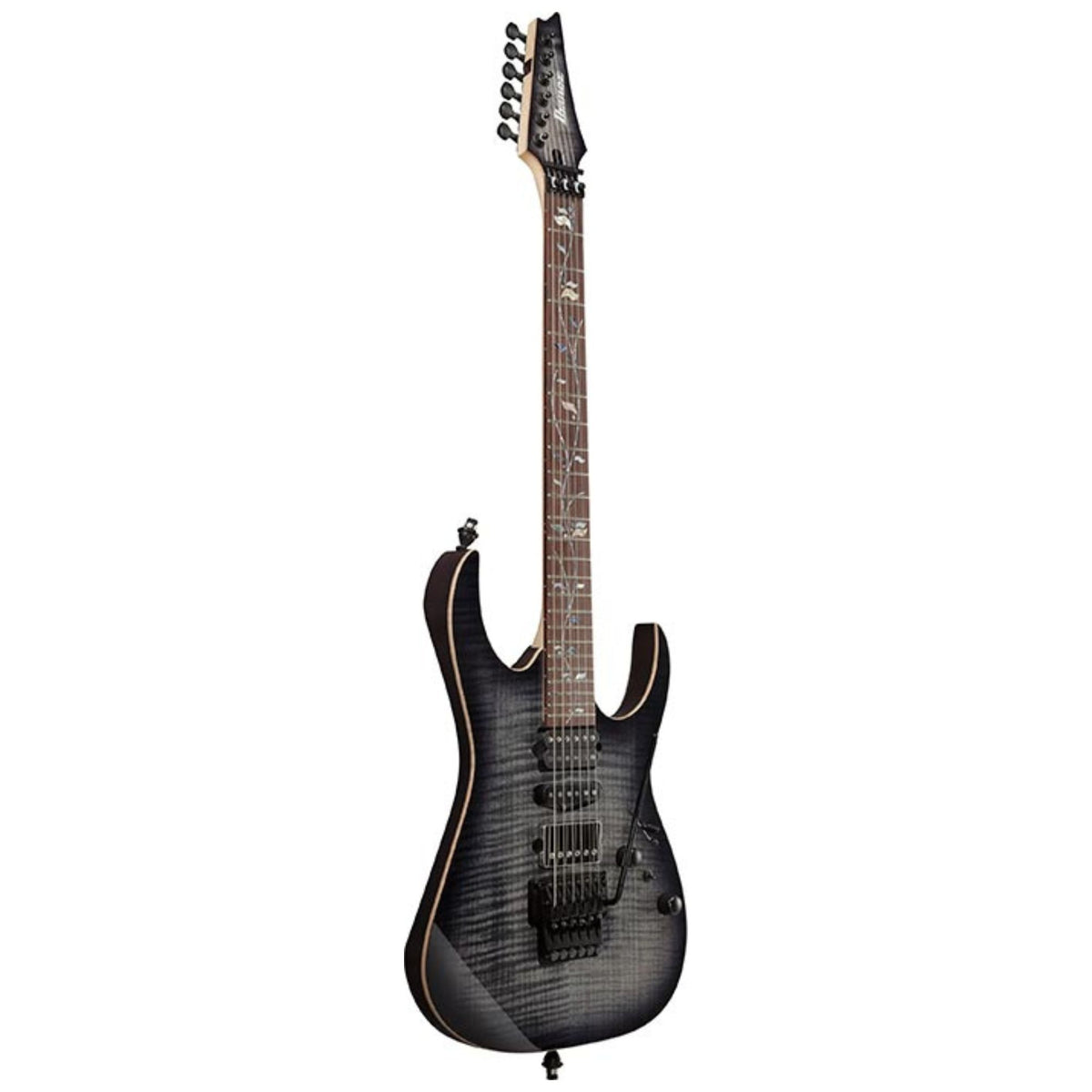 Ibanez RG8870CM J.Custom electric guitar in BTZ finish with case, showcasing sleek body, pickups, and detailed craftsmanship.