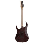 Ibanez RG8870CM J.Custom electric guitar in BTZ finish with black hardware and a hard case, showcasing sleek design and premium craftsmanship.