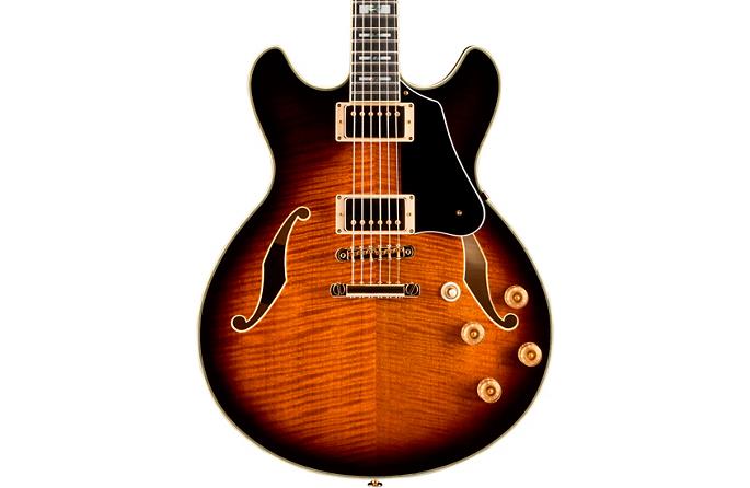 Ibanez JSM100 John Scofield Signature Hollow Body Electric Guitar - Vintage Sunburst