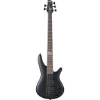 Ibanez K5 Fieldy Signature 5-String Bass Guitar in Black Flat