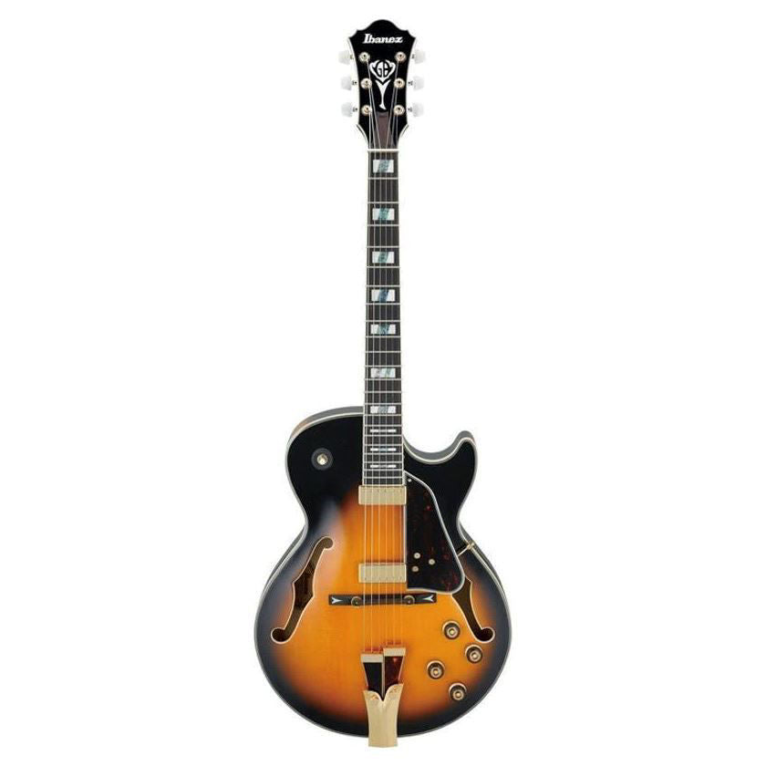 Ibanez GB10 George Benson Signature Prestige Electric Guitar - Brown Sunburst