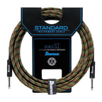Ibanez SI20 20ft Guitar Cable in Camouflage Green