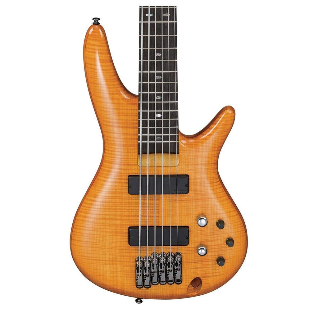 Ibanez GVB36 Gerald Veasley Signature 6 String Bass Guitar - Amber