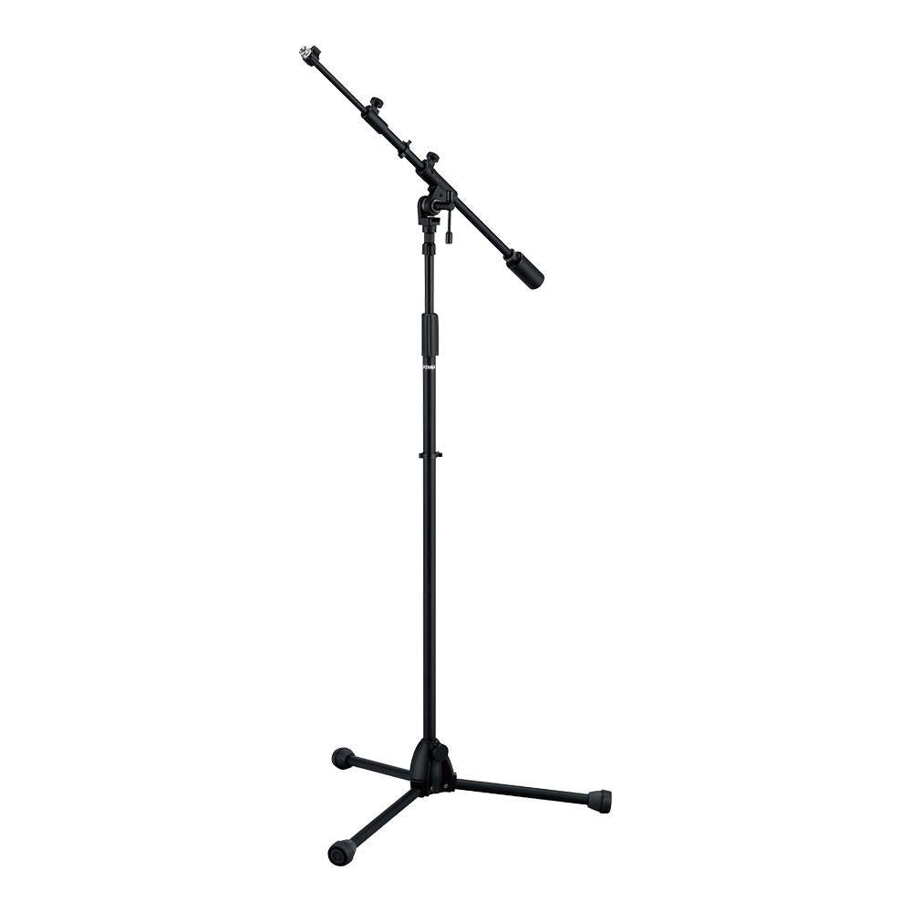 Tama MS736BK Iron Works telescoping boom microphone stand with adjustable arm and sturdy base for professional audio setups.