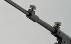 Tama MS736BK Iron Works telescoping boom microphone stand with adjustable arm and sturdy base for professional audio setups.