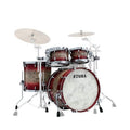 Tama Star Walnut 22" 4 Piece Drum Kit Shell Pack - 22/10/12/16 - Garnet Japanese Sen Burst