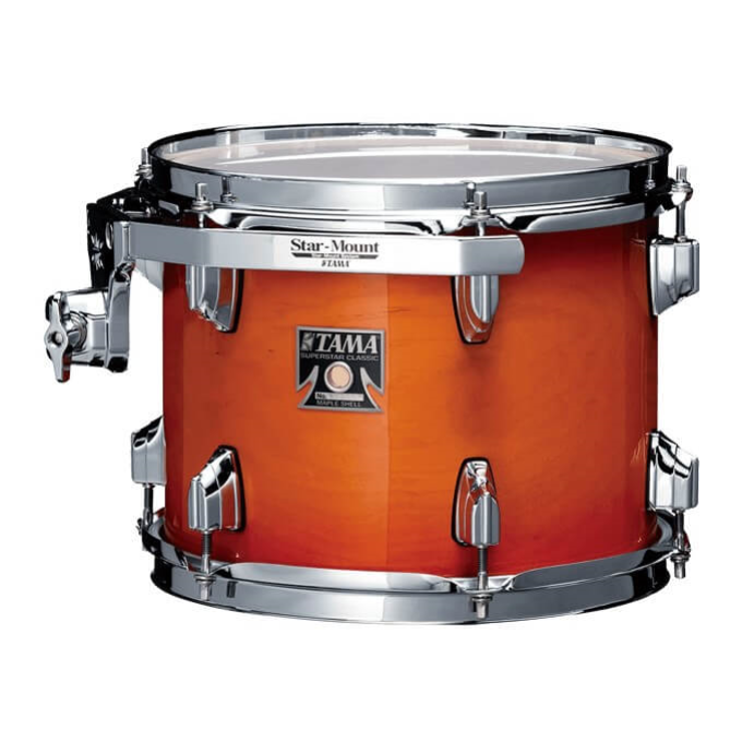Tama SuperStar Classic 22 5-Pce Drum Kit with HB5W Hardware pack - 22/10/12/16 with 14 Snare - Tangerine Lacquer Burst