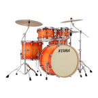 Tama SuperStar Classic 22 5-Pce Drum Kit with HB5W Hardware pack - 22/10/12/16 with 14 Snare - Tangerine Lacquer Burst