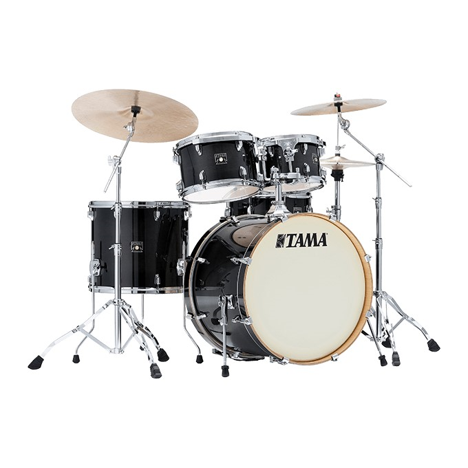 Tama SuperStar Classic 22" 5-Pce Drum Kit Shell Pack - 22/10/12/16 with 14" Snare - Transparent Black Burst