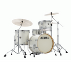 Tama Superstar Classic 4 Piece Drum Kit Shell Pack in Vintage White Sparkle