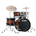 Tama Starclassic Walnut/Birch 22" 5 Piece Drum Kit Shell Pack in Molten Brown Burst