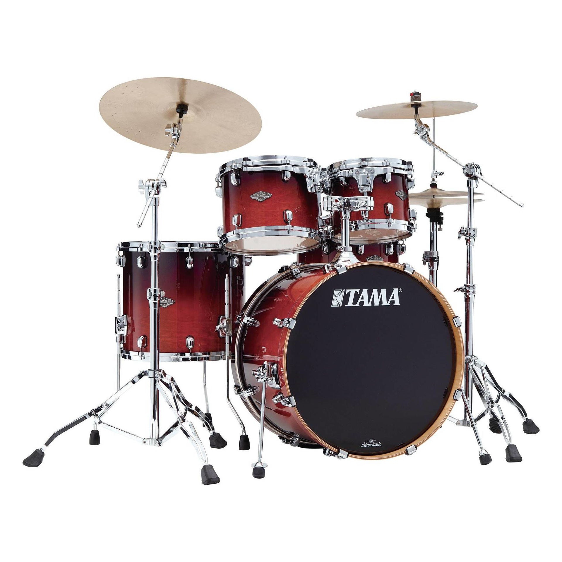 Tama Starclassic Performer 4-piece 22 Inch Shell Pack Drum Kit in Dark Cherry Fade