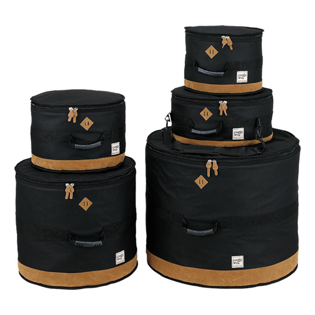Tama Power Pad Designer Collection Drum Bag Set for 5pc Drum Kit in Black