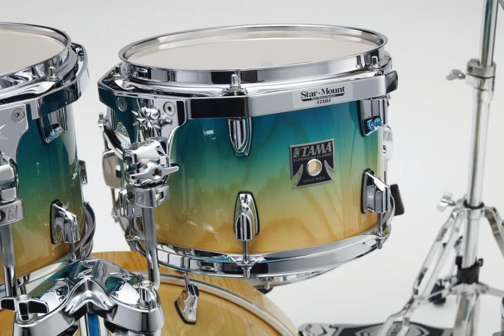 Tama SuperStar Classic 22" 5-Pce Drum Kit Shell Pack - 22/10/12/16 with 14" Snare - Caribbean Lacebark Pine Fade