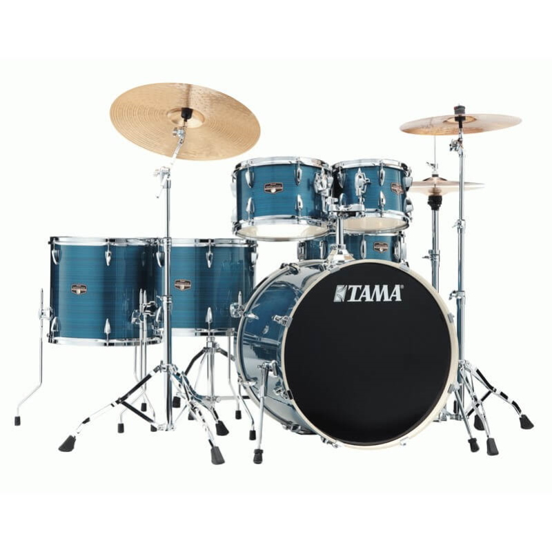 Tama Imperialstar 22/16/14/12/10+14S 6pc Drum Kit - Hairline Blue