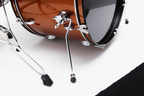 Tama Stagestar 5-piece drum kit in Scorched Copper Sparkle with cymbals and hardware, ready for performance.