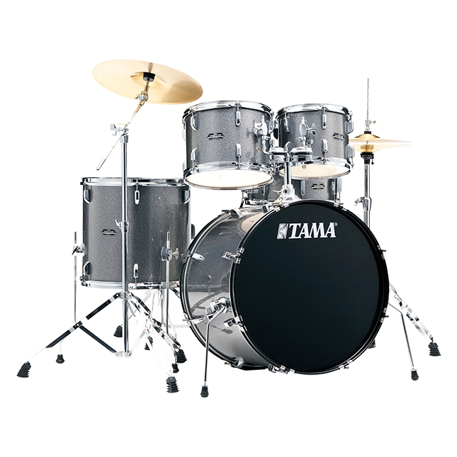 Tama ST52H5C Stagestar 5 piece Complete Drum Kit in Cosmic Silver Sparkle