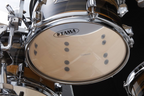 Tama SuperStar Classic 22 5-Pce Drum Kit Shell Pack 22/10/12/16 with 14 Snare - Natural Ebony Tiger Wrap