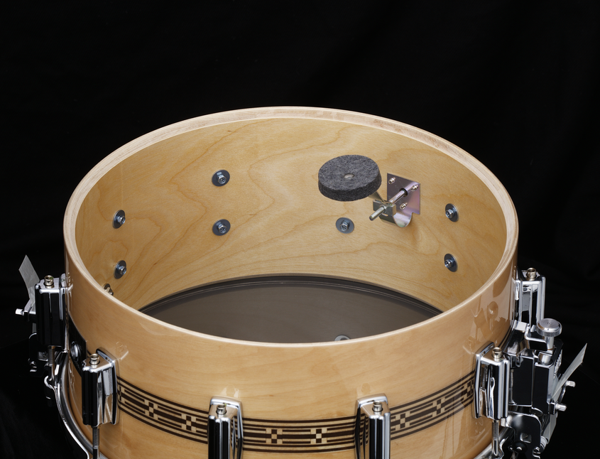 Tama 50th Limited Mastercraft ARTWOOD 14x6.5 snare drum with wooden shell and detailed hardware for professional drum setup